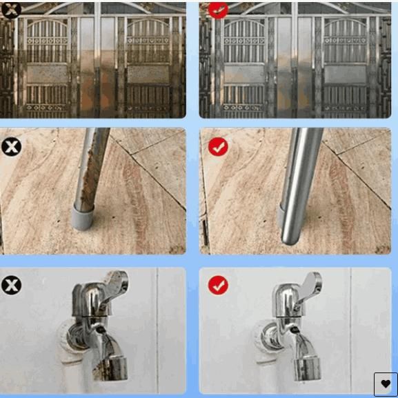 POWERFUL METAL RUST REMOVER - RESTORE SHINE, ERASE RUST - EFFORTLESSLY