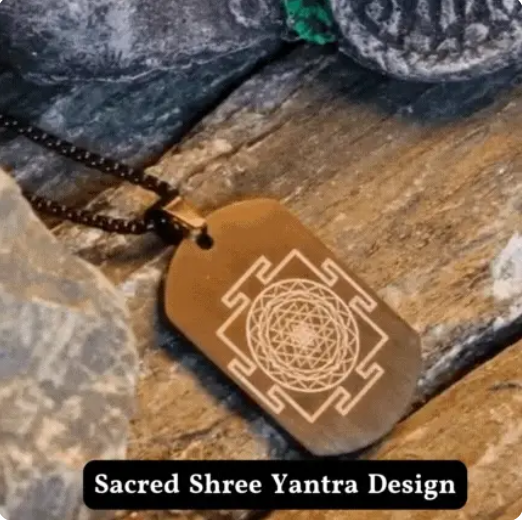 Prosperity Shree Yantra Chain Necklace